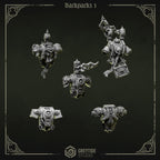 Backpacks | Eternal Pilgrims | Conversion Bits For 28mm 32mm Sci-fi Marines
