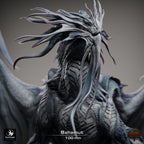 Dragon Bahamut | Platinum Dragon 12K Resin Statue for D&D