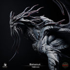 Dragon Bahamut | Platinum Dragon 12K Resin Statue for D&D