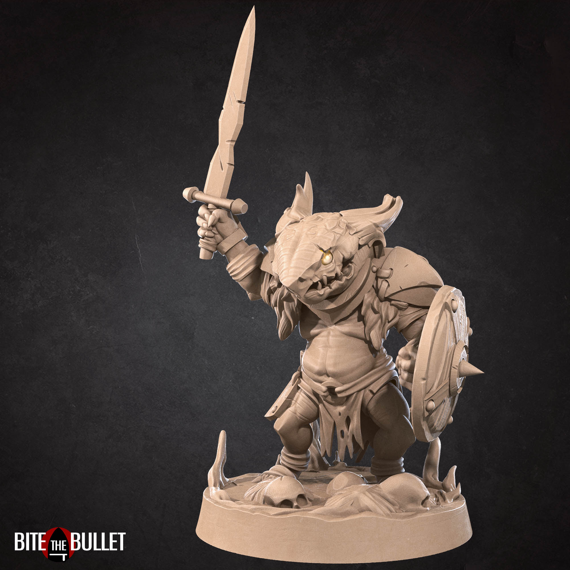 Barbarian | Kobolds | Fantasy Miniature | Bite the Bullet