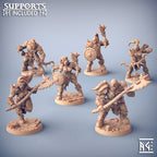 Orc Barbarian Miniatures | Fantasy D&D Miniature | Artisan Guild