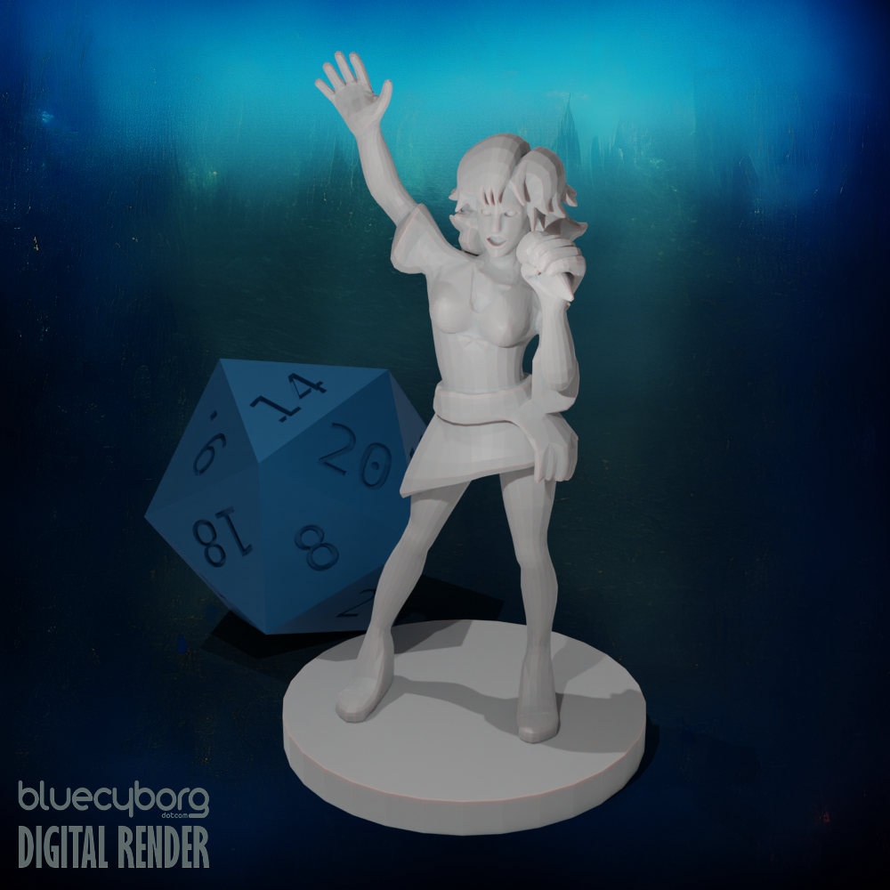 Bard complete 28mm Scale Miniature