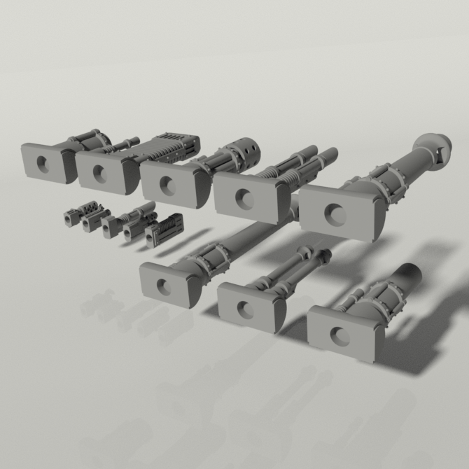 Grim Vehicle & Battle Tank Weapon Kit Bundle