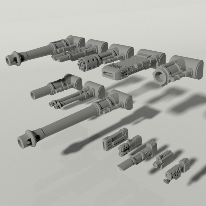 Grim Vehicle & Battle Tank Weapon Kit Bundle