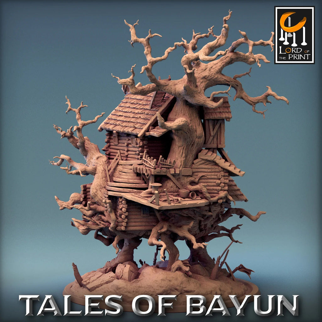 Isba, Baba Yaga's House Mini | Primal 12K Resin Monster for D&D & RPGs