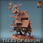 Isba, Baba Yaga's House Mini | Primal 12K Resin Monster for D&D & RPGs
