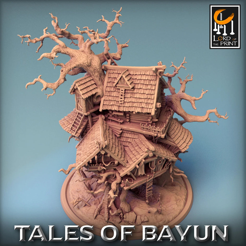 Isba, Baba Yaga's House Mini | Primal 12K Resin Monster for D&D & RPGs