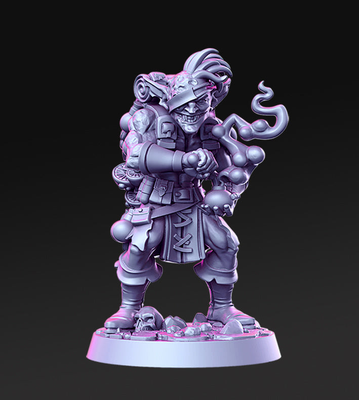 Bomber Baznazz | Thieves & Assassins | Fantasy Miniature | RN Estudio