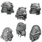 Bear Company Pauldron Pack Primal Hounds Conversion Bits For 28mm 32mm Sci-fi Space Knights