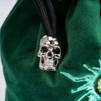 Beholder | Flannel Drawstring Dice Bag | Green