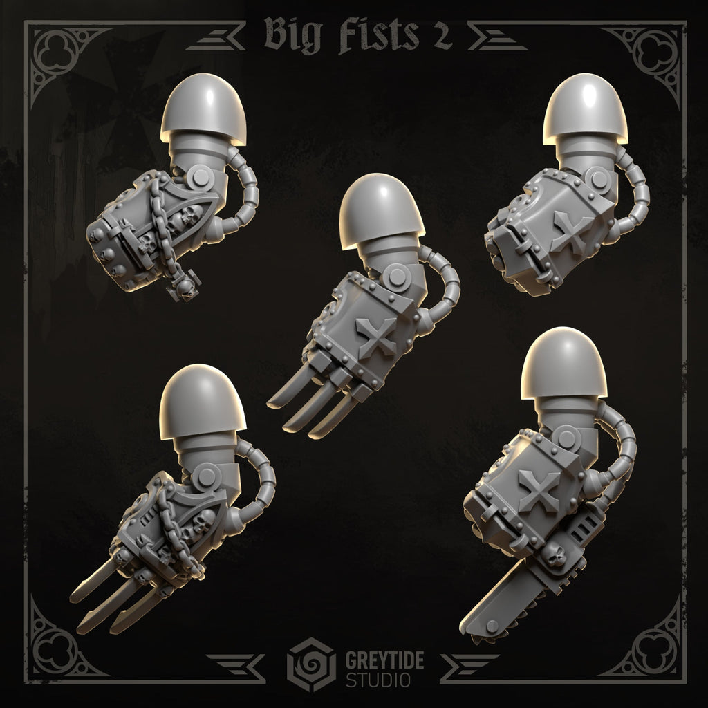 Big Fists & Claws | Eternal Crusaders | Conversion Bits For 28mm 32mm Sci-fi Marines