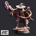 Big Hat Harrison Professor of the Unknown - 3D Printed Wizard Miniature