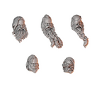 Big Heads Pack Primal Hounds Conversion Bits For 28mm 32mm Sci-fi Space Knights