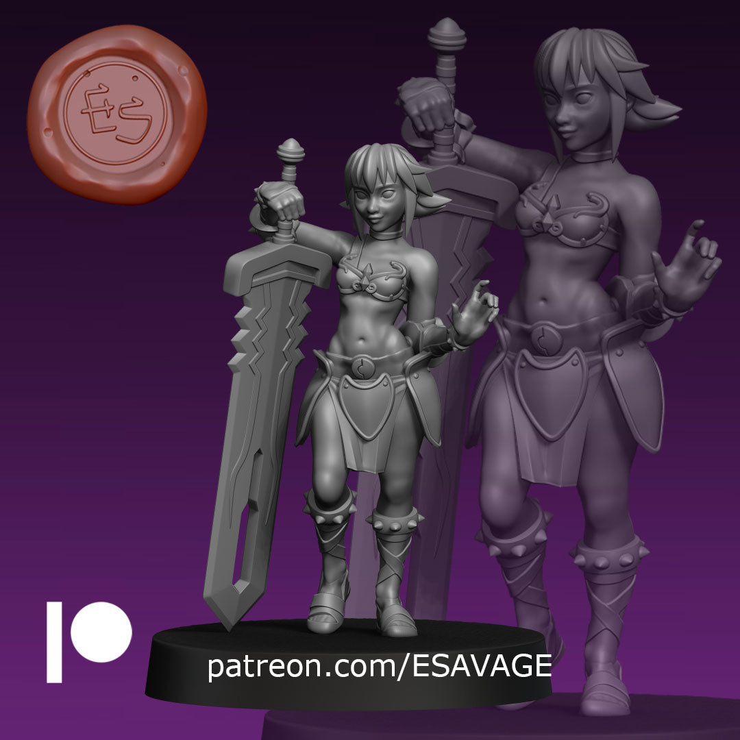 Black Rose | Fantasy Miniature | Ethan Savage Studios