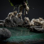 🖤 The Black Dragon's Hunt | 12K Resin Epic Diorama with 2 Head Variants 🐲