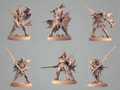 Bloodhunt Vampire Knight Miniatures | The Bloodhunt | Fantasy D&D Miniature | Artisan Guild