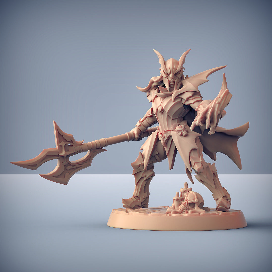 Bloodhunt Vampire Knight w/ Helmet Miniatures | The Bloodhunt | Fantasy D&D Miniature | Artisan Guild