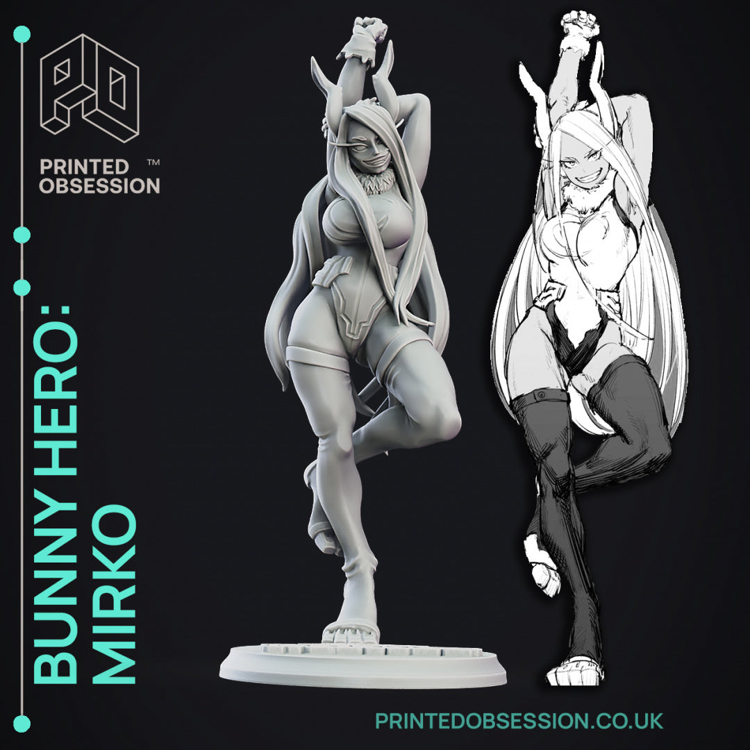 Bunny Hero Mirko | Statue | Printed Obsession