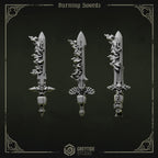 Flaming Swords | Eternal Pilgrims | Conversion Bits For 28mm 32mm Sci-fi Marines