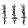 Flaming Swords | Eternal Pilgrims | Conversion Bits For 28mm 32mm Sci-fi Marines
