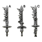 Flaming Swords | Eternal Pilgrims | Conversion Bits For 28mm 32mm Sci-fi Marines