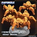 Cybernetic Quadrupedal Assault Walkers | Papsikels | Hive Wars | 28mm or 32mm Scale | Resin Miniatures