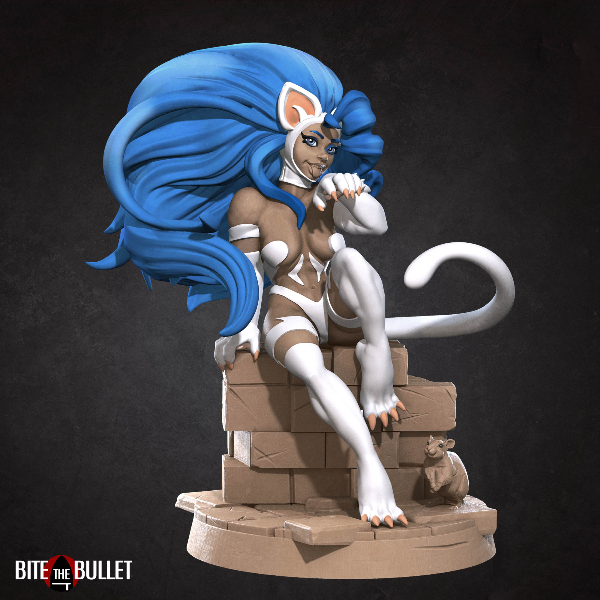 Catia | Tabaxi | Fantasy Miniature | Bite the Bullet