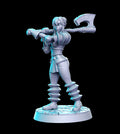 Barbarian Chaos Warrior A | Heroine's Quest | Fantasy Miniature | RN Estudio