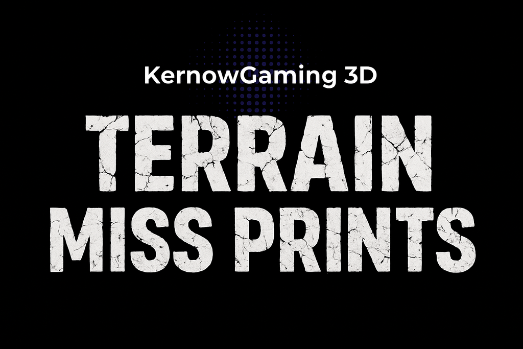 Miss Printed SIFI And Fantasy Terrain For Table top War Games Warhammer, AOS, D&D ETC