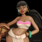 Chel | Pin-Up Statue Fan Art Miniature Unpainted | Torrida Minis