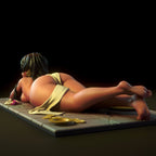 Chel | Pin-Up Statue Fan Art Miniature Unpainted | Torrida Minis