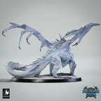 Chromatic Adult White Dragon | 2024 Redesign - 12K Resin Monster for D&D