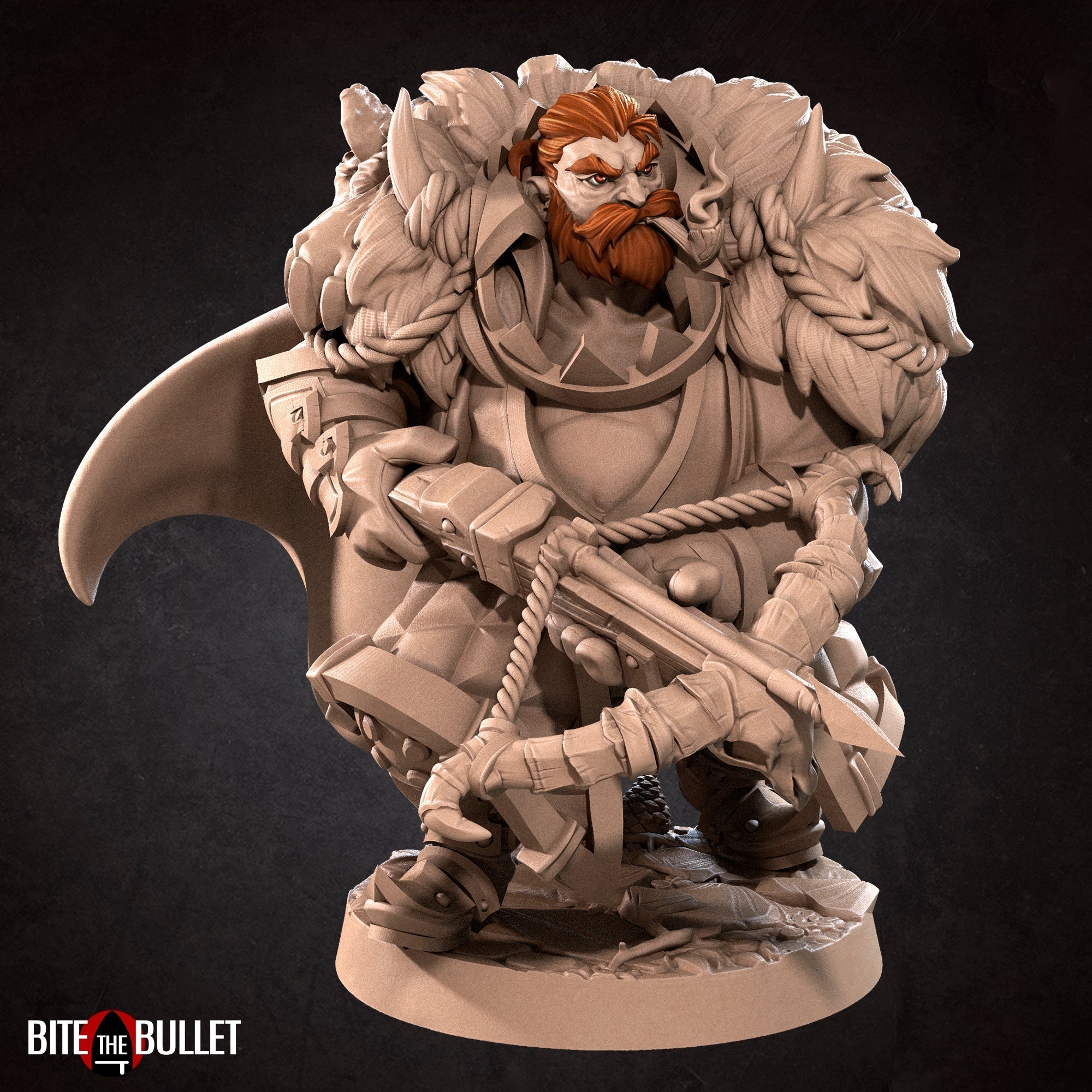 Chunky Human Miniatures | Fantasy Miniature | Bite the Bullet
