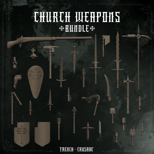 Trench Crusade - Church Weapons Sprue