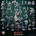 Dungeons and Dragons Models - Cirque Phantasmagoria / The Marvel Hour - Set by White Werewolf Tavern