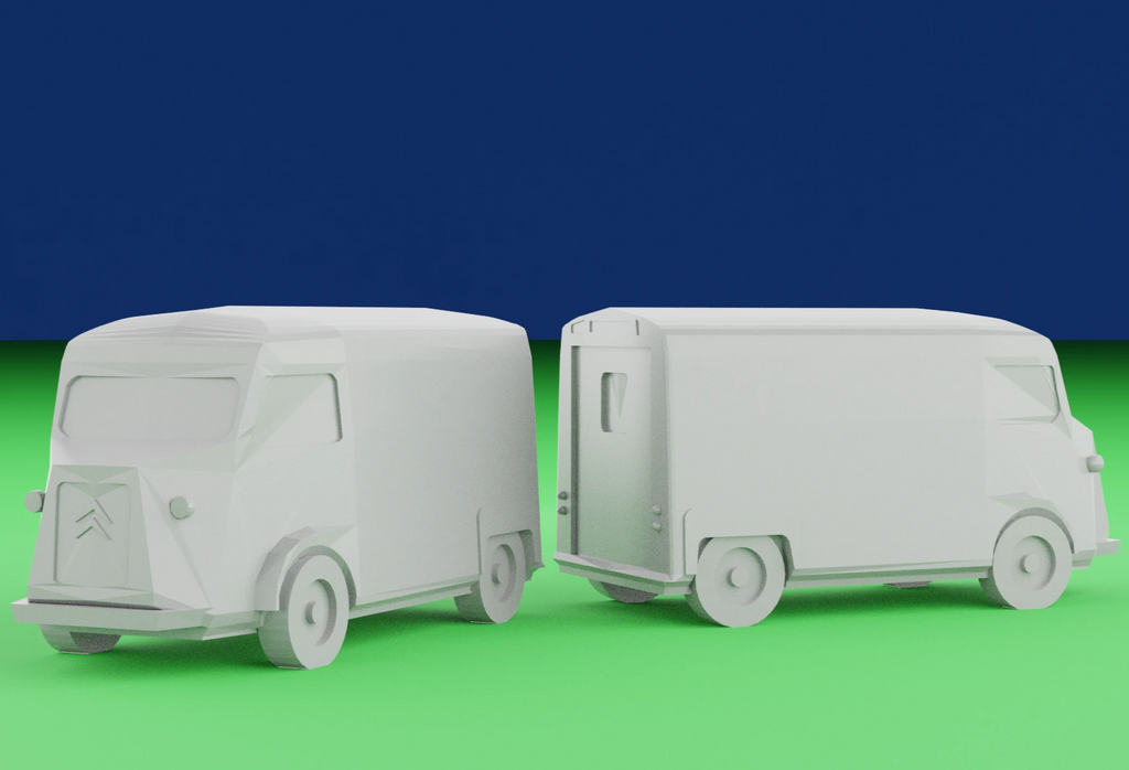 Z Gauge (1:220) Citroen Type H Van