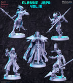 Classic JRPG Vol 16 Miniatures (Full Set) | Fantasy Miniature | RN Estudio