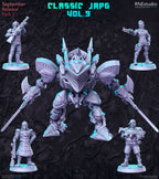 Classic JRPG Vol 9 Miniatures (Full Set) | Fantasy Miniature | RN Estudio