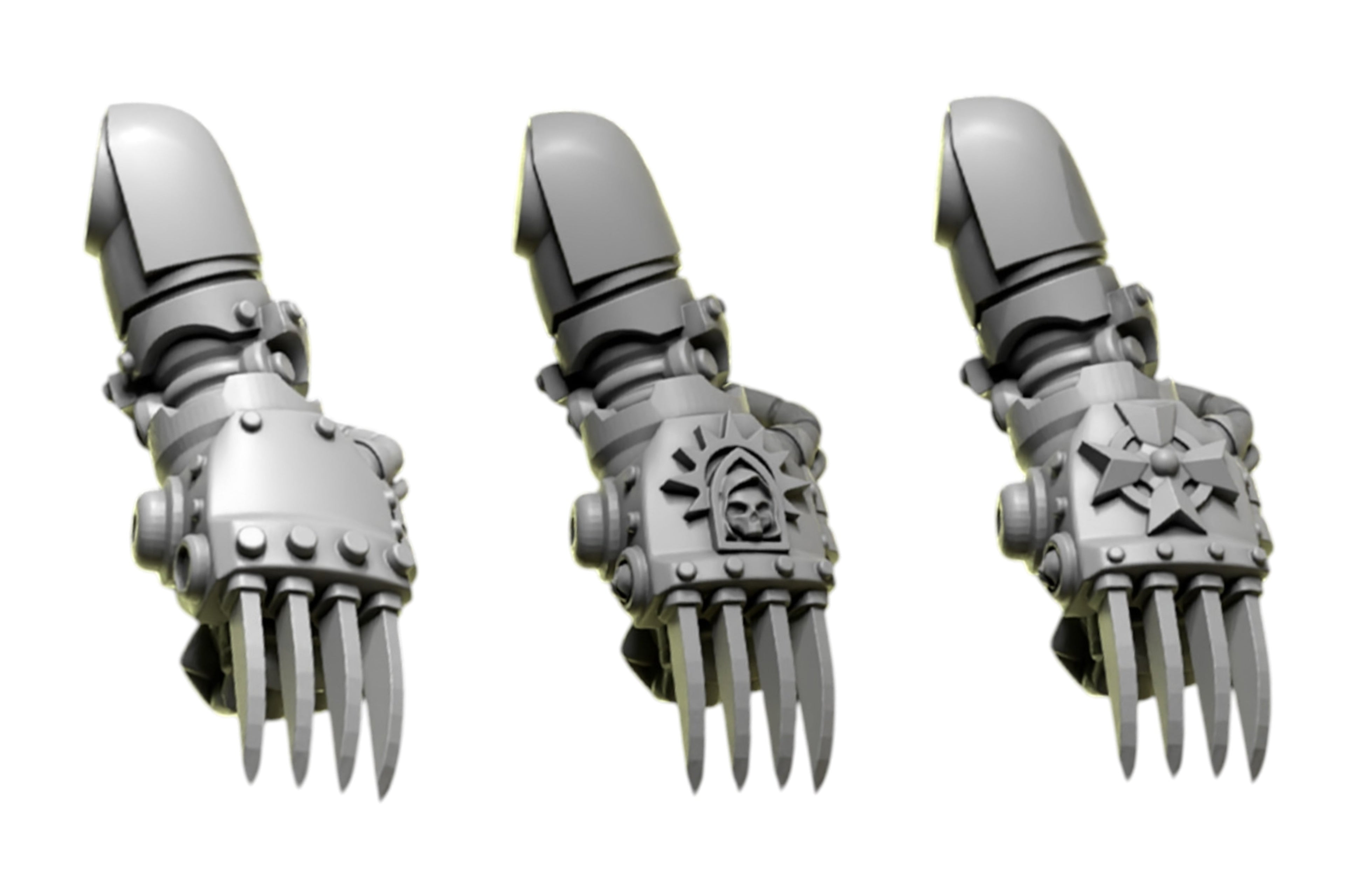 Claw Pairs | Eternal Pilgrims | Conversion Bits For 28mm 32mm Sci-fi Marines