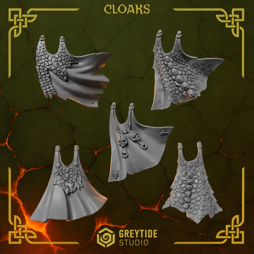Cloaks Anvil Wardens Conversion Bits For 28mm 32mm Sci-fi Space Knights
