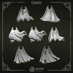 Cloaks | Eternal Pilgrims | Conversion Bits For 28mm 32mm Sci-fi Marines