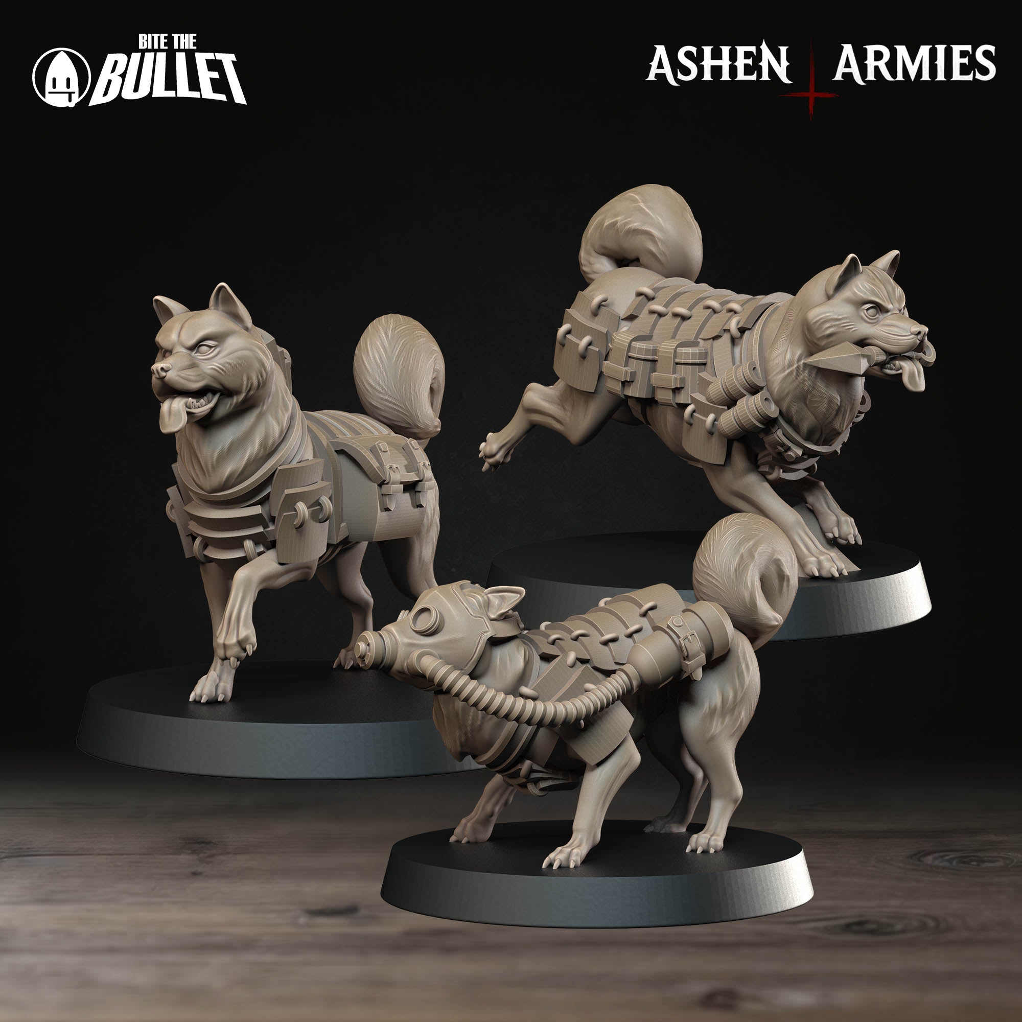 Combat Dog Miniatures | Holy Shogunate | Trench Grimdark | BTB