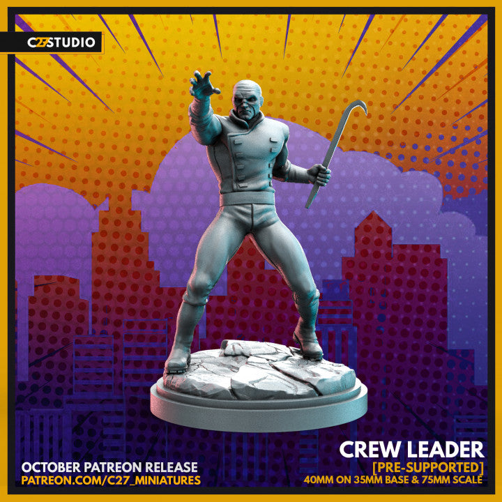 Crew Leader | Heroes | Sci-Fi Miniature | C27 Studio