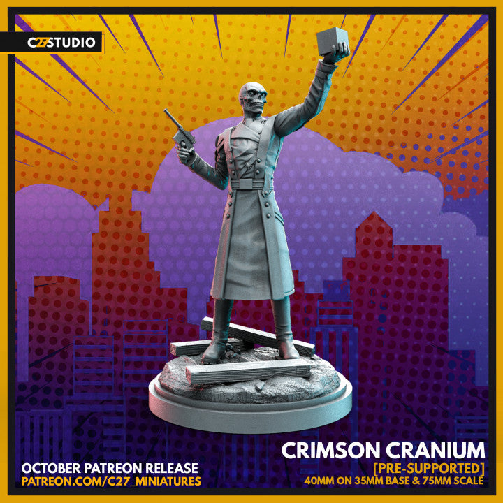 Crimson Cranium | Heroes | Sci-Fi Miniature | C27 Studio
