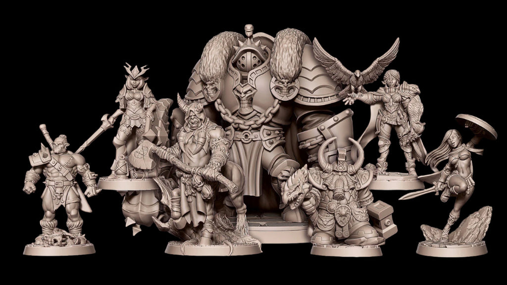 Crossing Paths Miniatures| Fantasy Miniature | RN Estudio
