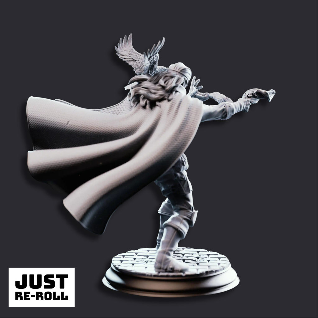 Crow Eyes Blind Gunslinger - 3D Printed Gunslinger Character Miniature
