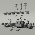 Grim ISU-152 Heavy Tank Destroyer