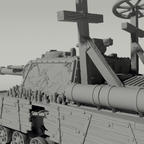 Grim ISU-152 Heavy Tank Destroyer