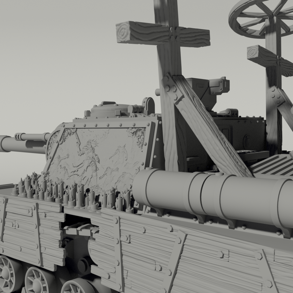 Grim ISU-152 Heavy Tank Destroyer