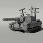Grim ISU-152 Heavy Tank Destroyer